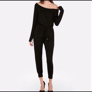 NWT! Express x Olivia Culpo black jumpsuit